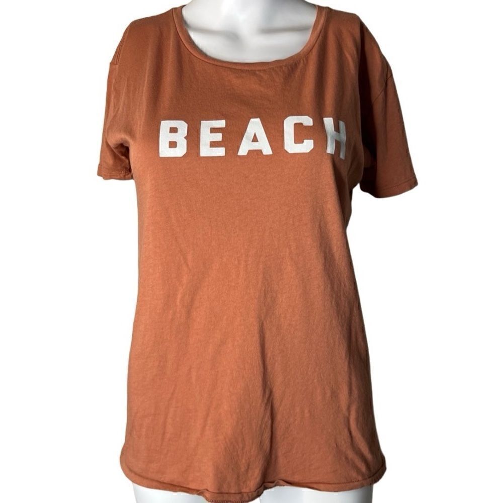 Amuse Society  BEACH short sleeve shirt Mauve Size XS